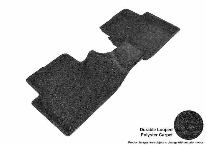 2016-2021 Mazda CX-3 Floor Mats Liners Rear Row Classic Black