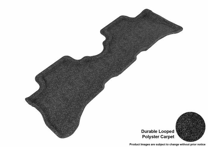 2009-2014 Nissan Cube Floor Mats Liners Rear Row Classic Black