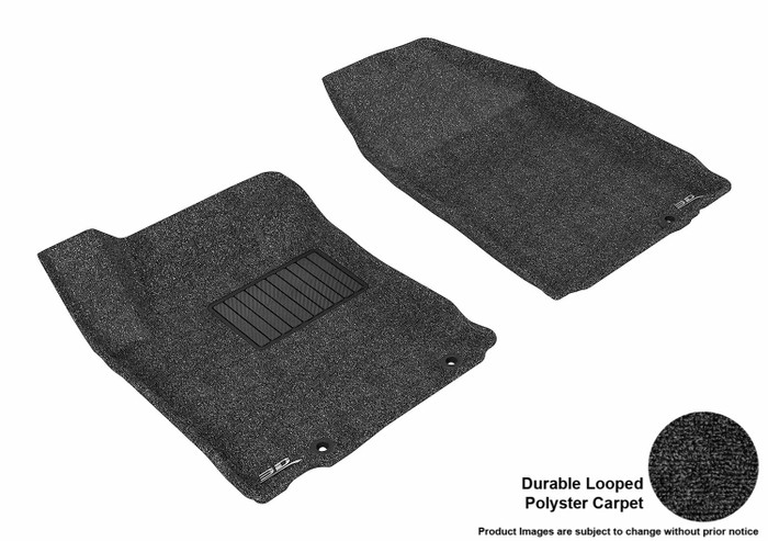2013 Nissan Altima Sedan Floor Mats Liners Front Row Classic Black