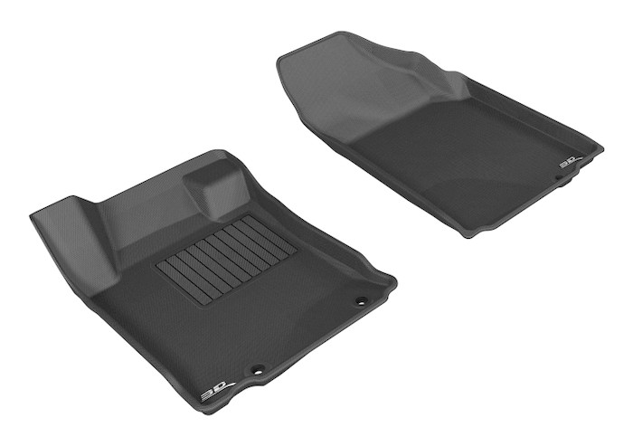 2013-2015 Nissan Altima Sedan Floor Mats Liners Front Row Kagu Black