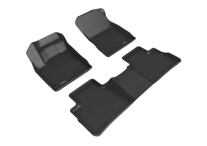 2021-2022 Nissan Rogue Floor Mats Liners Front and Rear Row Kagu Black
