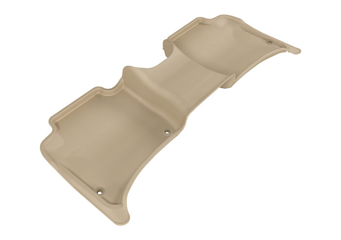 2011-2017 Volkswagen Touareg Floor Mats Liners Rear Row Kagu Tan