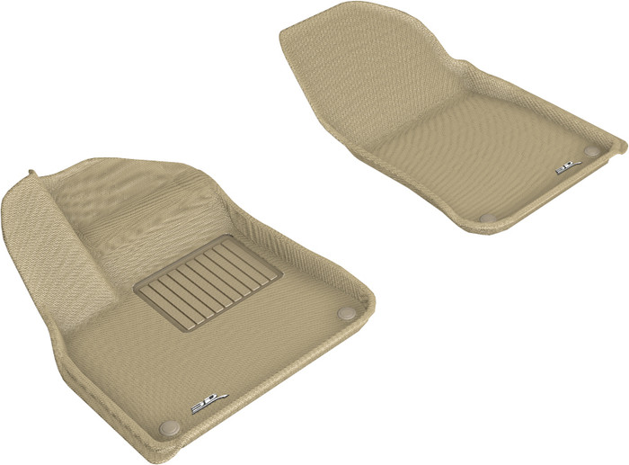 2019-2021 Porsche Cayenne Floor Mats Liners Front Row Kagu Tan