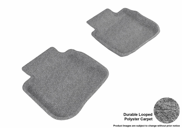 2010-2014 Subaru Legacy Floor Mats Liners Rear Row Classic Gray