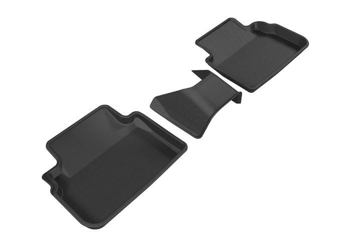 2017-2022 Subaru Impreza Floor Mats Liners Rear Row Kagu Black