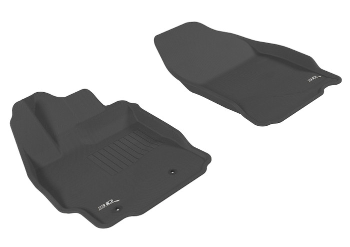 2011-2013 Scion tC Floor Mats Liners Front Row Kagu Black