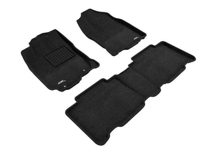 2013-2018 Toyota RAV4 Floor Mats Liners Front and Rear Row Elegant Black