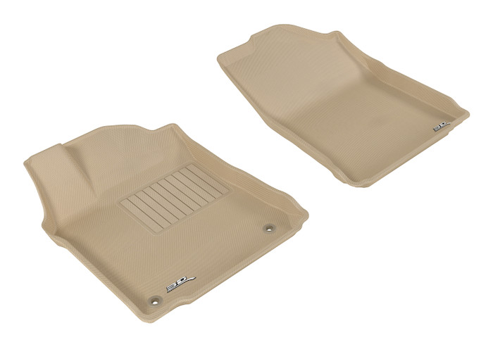 2013-2018 Toyota Avalon Floor Mats Liners Front Row Kagu Tan