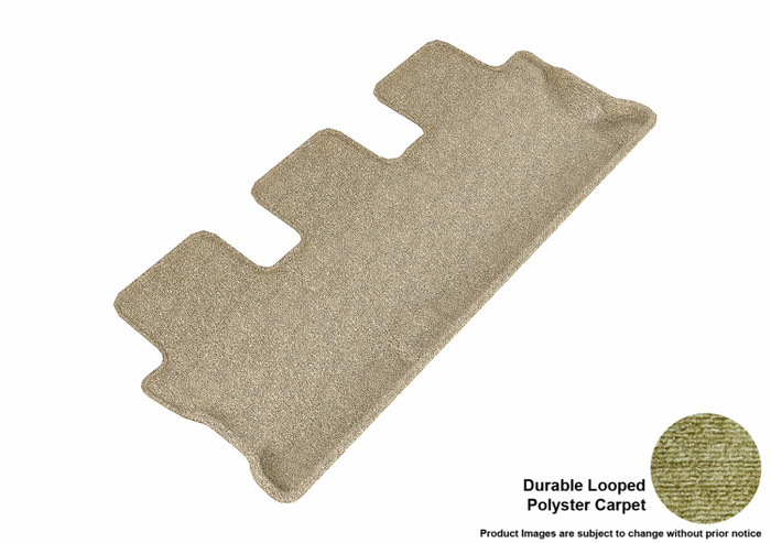 2014-2019 Toyota Highlander Floor Mats Liners 3rd Rear Row Classic Tan