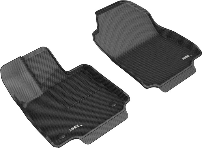 2022 Toyota Venza Floor Mats Liners Front Row Kagu Black