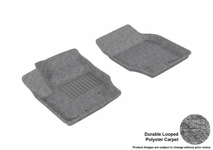 2003-2014 Volvo XC90 Floor Mats Liners Front Row Classic Gray