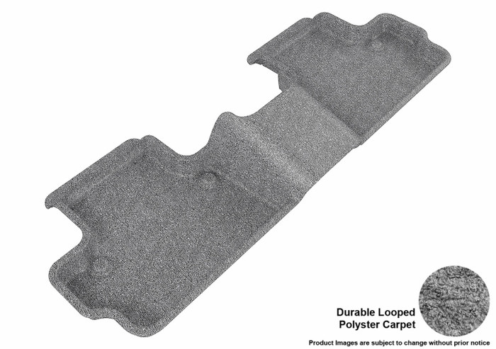 2007-2013 Volvo C30 Floor Mats Liners Rear Row Classic Gray