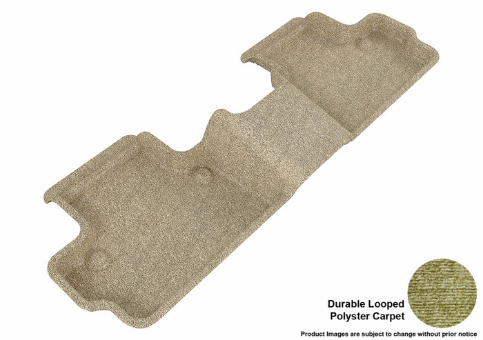 2007-2013 Volvo C30 Floor Mats Liners Rear Row Classic Tan