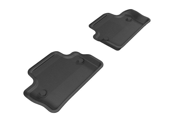 2015-2018 Volvo V60 Floor Mats Liners Rear Row Kagu Black