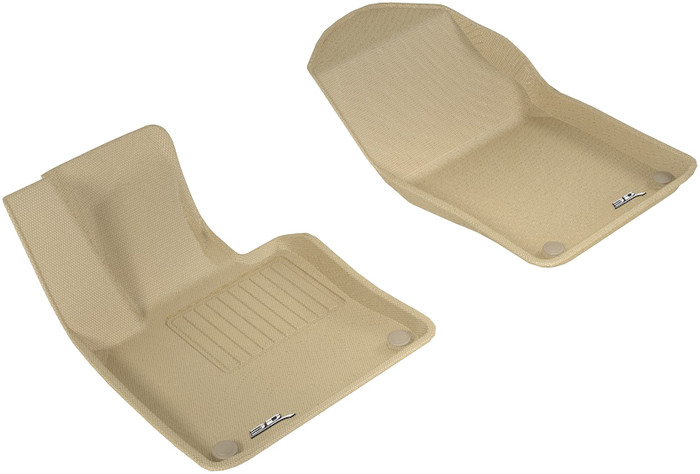 2017-2021 Volvo S90 Floor Mats Liners Front Row Kagu Tan