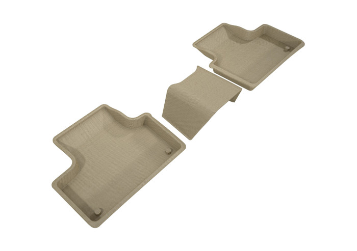 2018-2022 Volvo XC60 T6 Floor Mats Liners Rear Row Kagu Tan