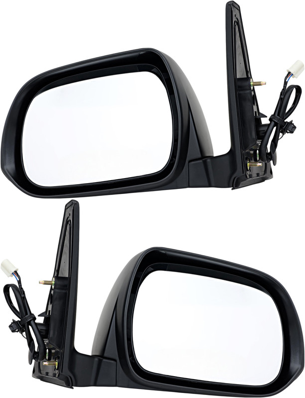 2010-2013 Toyota 4Runner Side View Door Mirror , Power Glass , Heated , Paintable - Driver and Passenger Side
