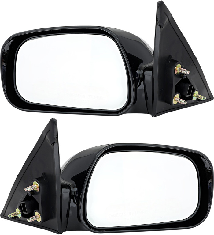 2002-2006 Toyota Camry Side View Door Mirror USA , Power Glass , Non-Heated , Gloss - Driver and Passenger Side