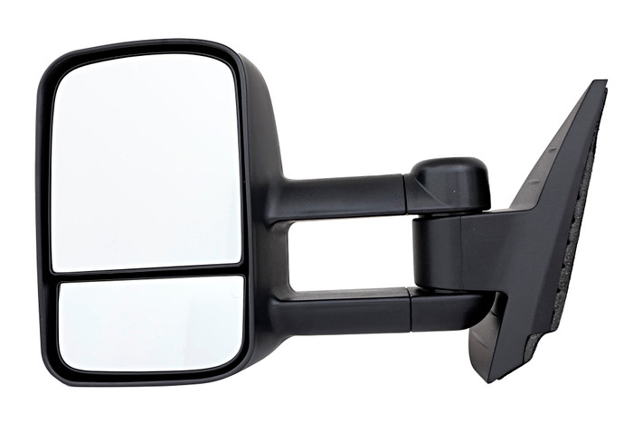 2007-2014 Chevrolet Tahoe Towing Door Mirror , Non-Powered , Non-Heated , Textured , Non-Folding - Driver Left Side