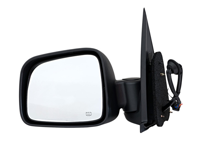 2002-2007 Jeep Liberty Side View Door Mirror , Power Glass , Heated , Textured - Driver Left Side