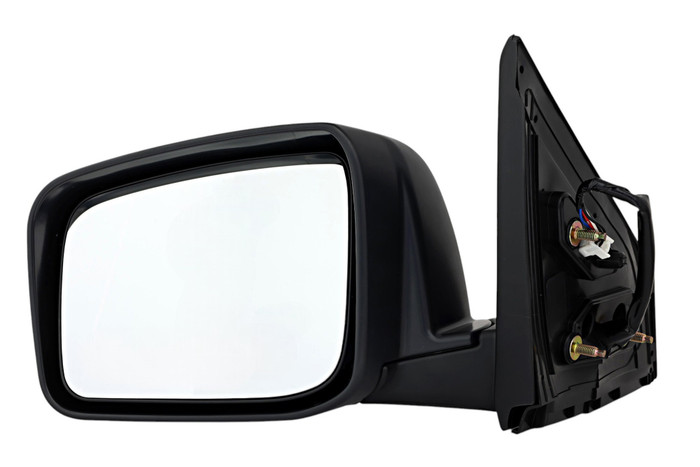 2008-2015 Nissan Rogue Side View Door Mirror , Power Glass , Heated , Paintable - Driver Left Side