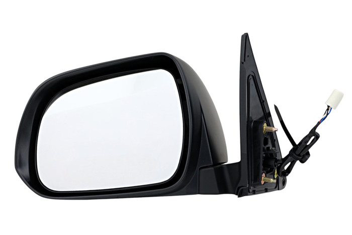 2008-2012 Toyota Highlander Side View Door Mirror , Power Glass , Heated , Paintable - Driver Left Side