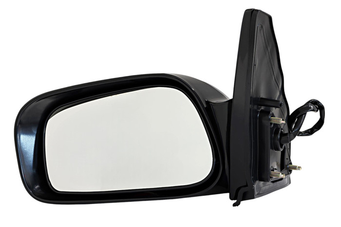 2003-2008 Pontiac Vibe Side View Door Mirror , Power Glass , Non-Heated , Gloss - Driver Left Side