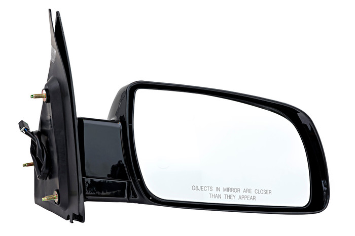 2000-2005 GMC Safari Side View Door Mirror , Power Glass , Non-Heated , Gloss - Passenger Right Side