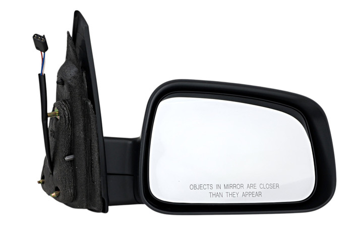2006-2011 Chevrolet HHR Side View Door Mirror , Power Glass , Non-Heated , Chrome - Passenger Right Side