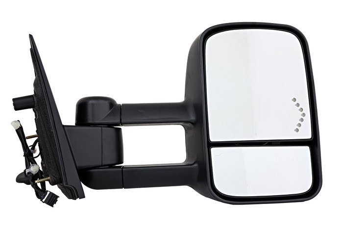2015-2018 Chevrolet Silverado 2500 Side View Door Mirror , Power Glass , Heated , Textured , Turn Signal - Passenger Right Side