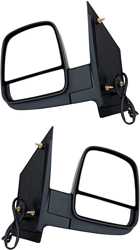 2008-2018 Chevrolet Express Side View Door Mirror , Power Glass , Heated , Textured - Driver and Passenger Side