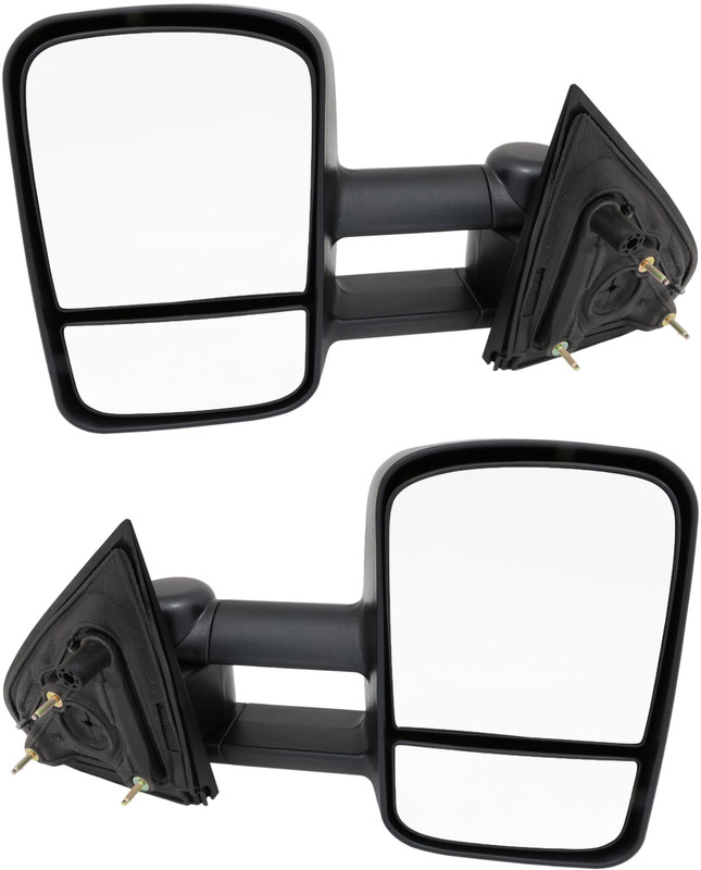 2014-2018 Chevrolet GMC Sierra 1500 Side View Door Mirror , Non-Powered , Non-Heated , Textured - Driver and Passenger Side