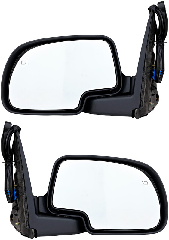 2003-2007 Chevrolet Silverado 1500 Side View Door Mirror , Power Glass , Heated , Textured - Driver and Passenger Side