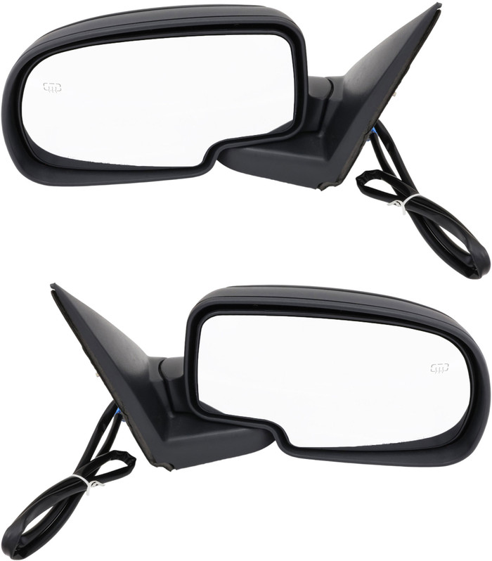 2003-2006 Chevrolet Tahoe Side View Door Mirror , Power Glass , Heated , Textured - Driver and Passenger Side
