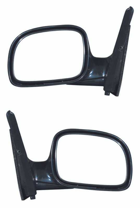 1996-1998 Dodge Grand Caravan Side View Door Mirror , Power Glass , Non-Heated , Paintable - Driver and Passenger Side