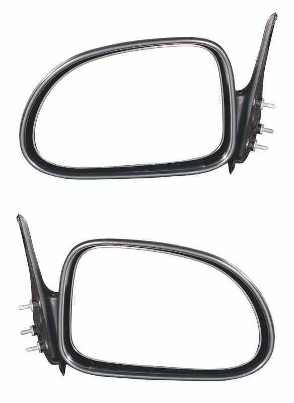 2001-2004 Dodge Dakota Side View Door Mirror , Non-Powered , Non-Heated , Textured - Driver and Passenger Side