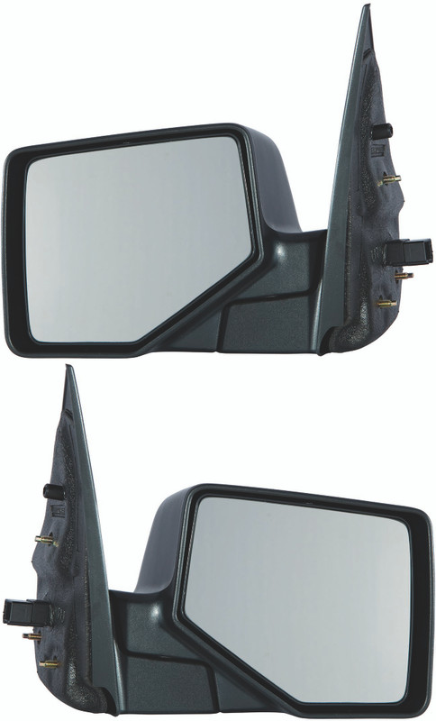 2006-2010 Ford Explorer Side View Door Mirror , Power Glass , Non-Heated , Chrome , Puddle Light - Driver and Passenger Side