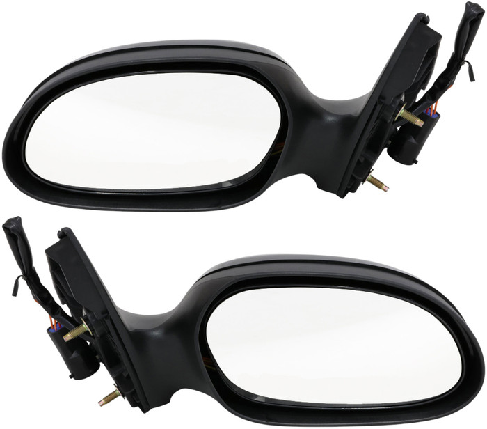 2002-2007 Ford Taurus Side View Door Mirror , Power Glass , Non-Heated , Paintable , Puddle Light - Driver and Passenger Side