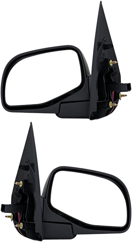 2002-2005 Mercury Mountaineer Side View Door Mirror , Power Glass , Non-Heated , Textured , Puddle Light - Driver and Passenger Side