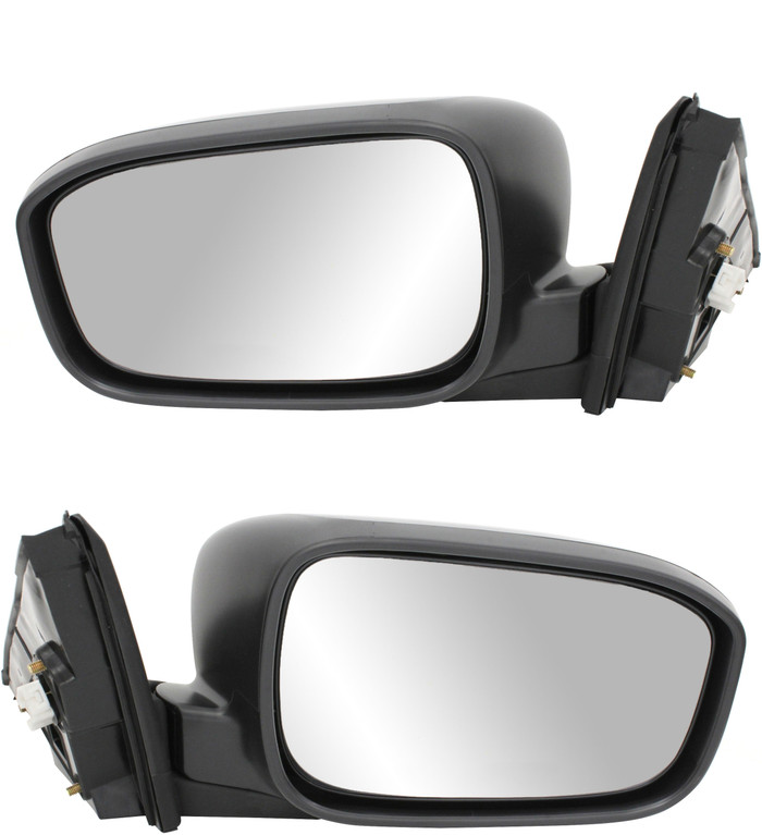 2003-2007 Honda Accord Sedan Side View Door Mirror , Power Glass , Heated , Gloss - Driver and Passenger Side