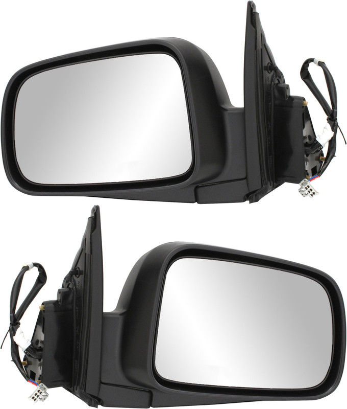 2002-2006 Honda CR-V LX/EX Side View Door Mirror , Power Glass , Non-Heated , Textured - Driver and Passenger Side
