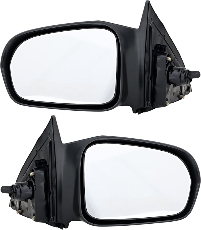 2001-2005 Honda Civic Coupe Side View Door Mirror , Manual Remote , Non-Heated , Textured - Driver and Passenger Side