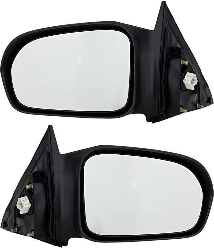 2001-2005 Honda Civic Coupe Side View Door Mirror , Power Glass , Non-Heated , Textured - Driver and Passenger Side