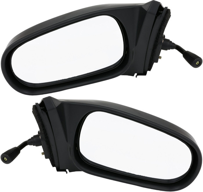 1996-2000 Honda Civic Coupe/Hatchback Side View Door Mirror , Manual Remote , Non-Heated , Textured - Driver and Passenger Side