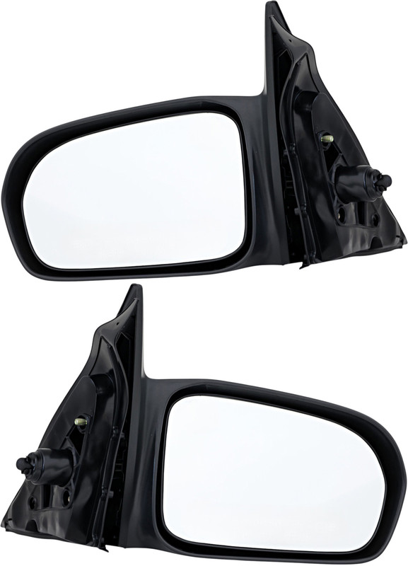 2001-2005 Honda Civic Sedan Side View Door Mirror , Manual Remote , Non-Heated , Textured - Driver and Passenger Side