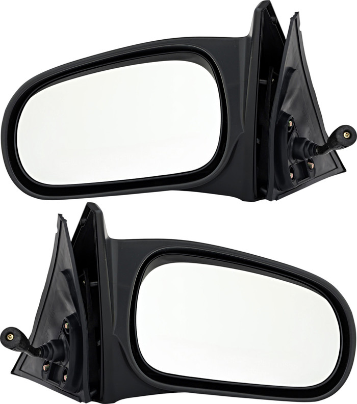 1996-2000 Honda Civic Sedan Side View Door Mirror , Manual Remote , Non-Heated , Paintable - Driver and Passenger Side