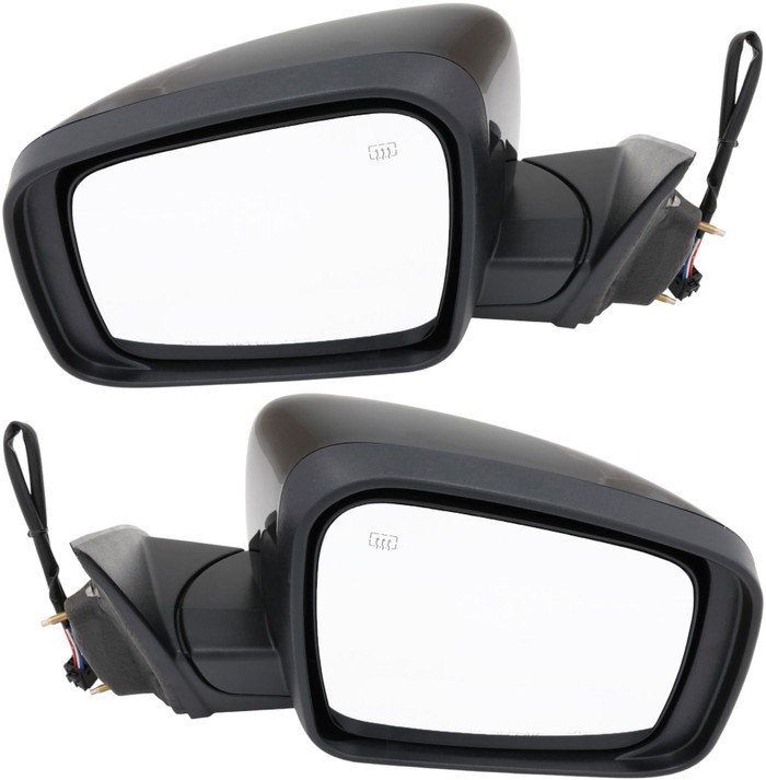2011-2018 Jeep Grand Cherokee Side View Door Mirror , Power Glass , Heated , Paintable - Driver and Passenger Side