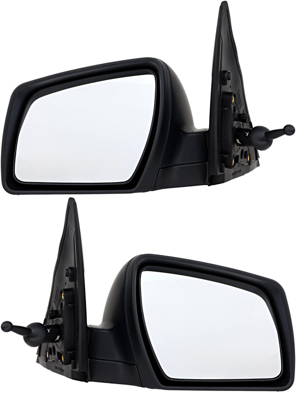 2010-2011 Kia Soul Side View Door Mirror , Manual Remote , Non-Heated , Paintable - Driver and Passenger Side