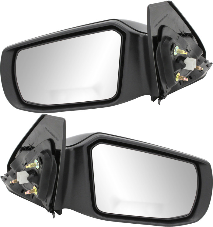 2008-2013 Nissan Altima Coupe Side View Door Mirror , Power Glass , Non-Heated , Paintable - Driver and Passenger Side