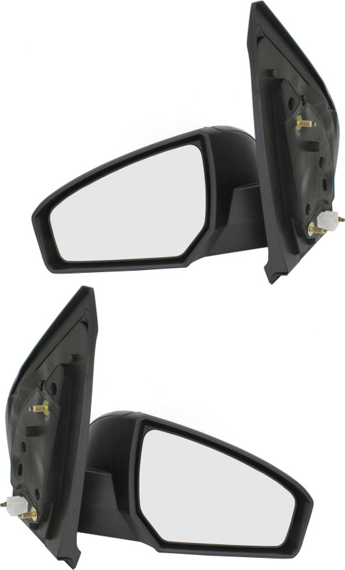 2007-2012 Nissan Sentra Side View Door Mirror , Power Glass , Non-Heated , Paintable - Driver and Passenger Side